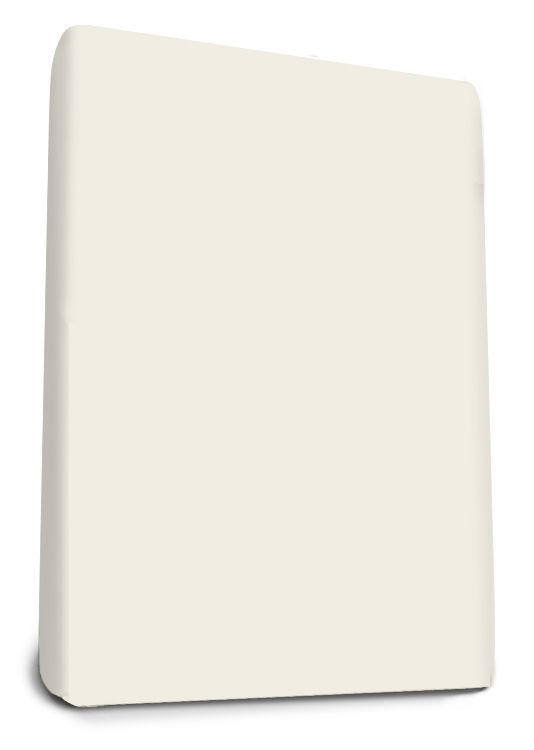 Snurky Maui - Satijn Topper Hoeslaken De Luxe 160 x 210 cm Creme